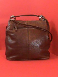 Vintage Bechamel Leather Bucket Shoulder Bag Purse Handbag~ Brown
