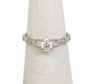 AUTHENTIC HEARTS ON FIRE 18K DIAMOND SOLITAIRE LADIES BAND RING RETAIL 