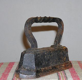   Old Vintage Large Heavy 18 lbs Wrought Cast Clothes Iron Door Stopper