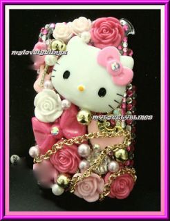 HELLO KITTY IPHONE 4 4S BLING PINK CELL PHONE CASE COVER