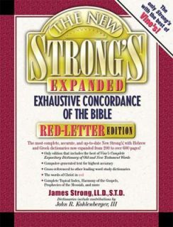   of the Bible by James Strong 2001, Hardcover, Expanded