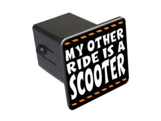My Other Ride Is A Scooter   2 Tow Trailer Hitch Cover Plug Insert
