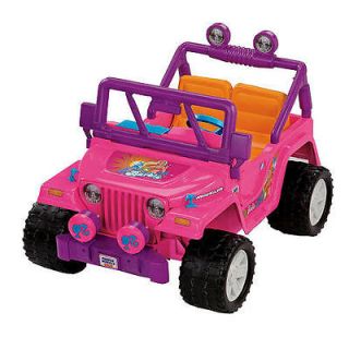 Power Wheels Fisher Price Barbie Jammin Jeep #zTS