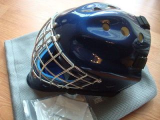 NEW Vaughn 9500 Senior Pro Ice Hockey Goalie Mask Blue Medium 