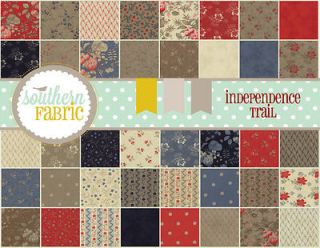 Independence Trail 14740JR   MODA   Jelly Roll 40  2.5  Quilt Fabric 