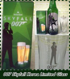 Heineken 007 Skyfall Beer Glass James Bond Limited Edition 50th New