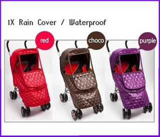 1X Rain Cover for compact light pushchair peg Perego Pliko MINI La 