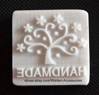 Y1 Handmade Resin Soap Stamp Seal Soap Mold Mould TREE 4X4CM