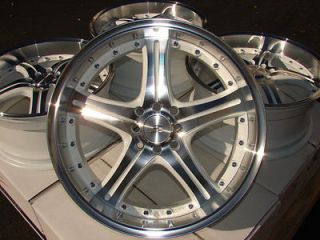 18 New White Wheels Rims Integra Accord Civic Sephia Miata Mini 