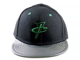 Nike Penny Hardaway 1 Foamposite Pine Green/Black Retro Fitted Hat Cap 