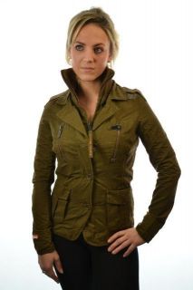 New Womens Superdry Military Blazer V.10 Jacket MP706/1714