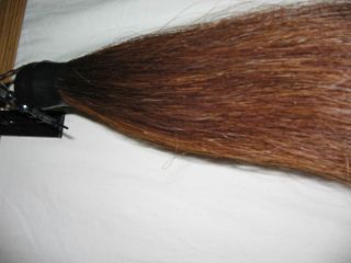 New Horse Tail Extension 36 long, 1 # of hair, Chestnut, W/ Tail Bag 
