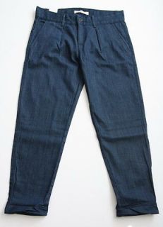 NWT Levis Tapered Capri Jeans 2 4 8 Harem Low Rise Blue Denim Cropped 