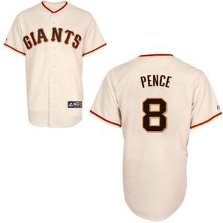 Hunter Pence San Francisco Giants Adult Home Majestic Replica Jersey