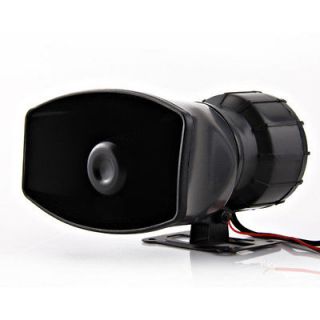   Hooter 300dbs 12V 5 Sound Loud Horn Speaker Alarm&PA System Mic