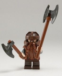 LEGO Lord of the Rings Gimli MINIFIG new from Lego set #9473