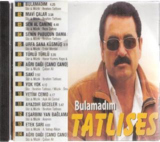 IBRAHIM TATLISES Bulamadim, Mavi Calar, Sen Turkish CD