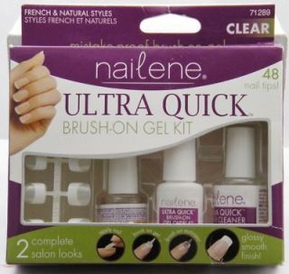 Nailene Ultra Quick Brush On Gel Kit   Clear 71289