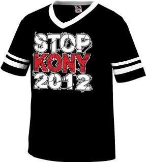 Stop KONY 2012 ANTI African LRA Leader Stop Joseph Kony Ringer T shirt