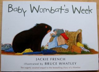 baby wombat s week jackie french bruce whatley wombat from
