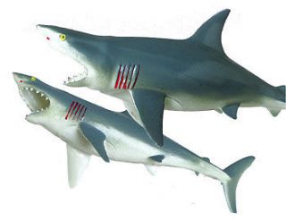 Great White Shark JAWS open toy plastic figure new mint 10 with 