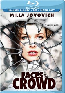 Faces in the Crowd Blu ray DVD, 2011, 3 Disc Set, With Digital Copy 