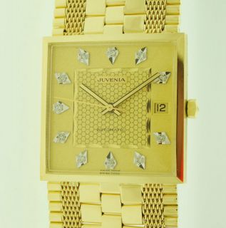 juvenia macho 18kt yellow gold watch  4650