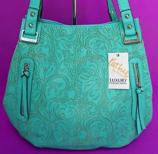 Kathy Van Zeeland Luxury Perfection Shopper Purse Satchel Shoulder Bag 