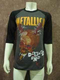 METALLICA DAMAGE INC Metal Rock Tour Jersey Mens T Shirt Sz S/M