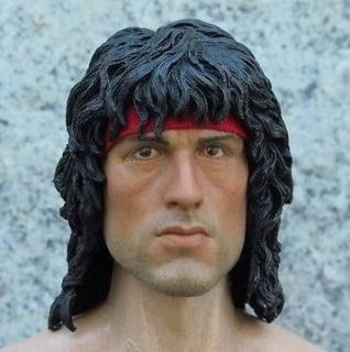 Figure Head Sculpt CIAN Sylvester Stallone Hottoys Rambo Enterbay 