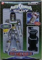 Power Rangers Lost Galaxy 8 Talking Silver Ranger Set with Morpher 