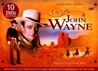 John Wayne Americas Legendary Hero DVD, 2011, 10 Disc Set