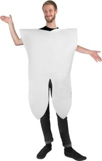 Adult Tooth Halloween Holiday Costume Party (Size: One Size Fits Most)