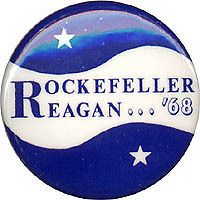 1968 Rockefeller Re​agan Republican Dream Ticket Button