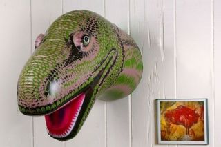 inflatable dinosaur head mounted stuffed animal novelty one day 