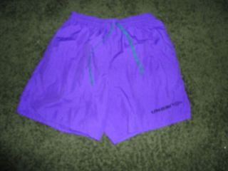Vintage Purple and Green UMBRO Soccer Shorts   Adult Size Medium M
