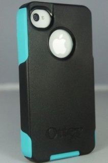 Authentic iPhone 4/4S Otterbox Commuter Black/Teal Case New In Retail 