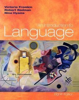  Introduction to Language by Nina M. Hyams, Robert Rodman, Nina Hyams 