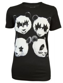 panda rock kiss t shirt womens new black goodie two sleeves more 