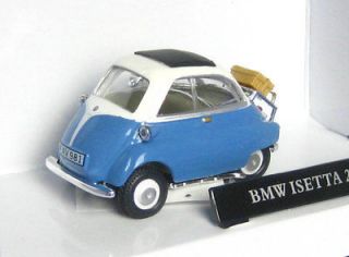 BMW ISETTA 250 BUBBLE CAR 143 CARARAMA NEW MODEL 251ND 007 BLUE 