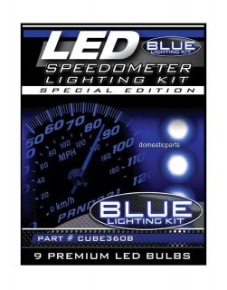 VARIOUS MODELS SEE CHARTS L.E.D.SPEEDOME​TER LIGHTING CUBE 360 BLUE 