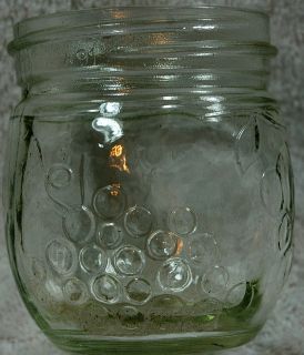 Small Ornate Kerr Glass Jar 14