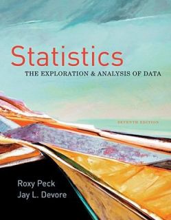   Analysis of Data by Jay L. Devore and Roxy Peck 2011, Hardcover
