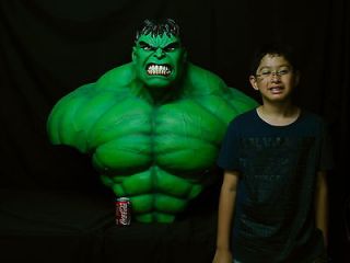 Newly listed INCREDIBLE HULK HUGE Life SIze 1/1 scale BUST 36 inches 
