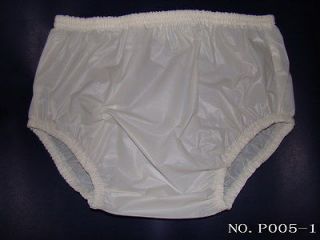 ADULT BABY PLASTIC PANTS PVC incontinence #P005 1 Size: Large