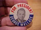 George Wallace For President Original Campaign Button 1 3/4
