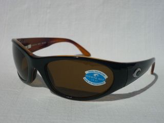 COSTA DEL MAR Swordfish Sunglasses POLARIZED Black Tortoise/Dark Amber 