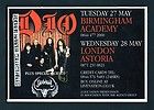 Ronnie James Dio live UK concert tour May 2008 reproduction poster A4