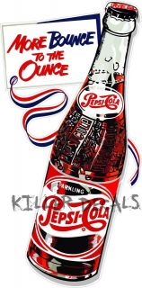 24 PEPSI BOTTLE MORE BOUNCE (PE209) COOLER POP soda coca cola 