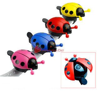 Colors Funny Cute Ladybird Ladybug Cycling Bicycle Bike Ring Bell Horn 